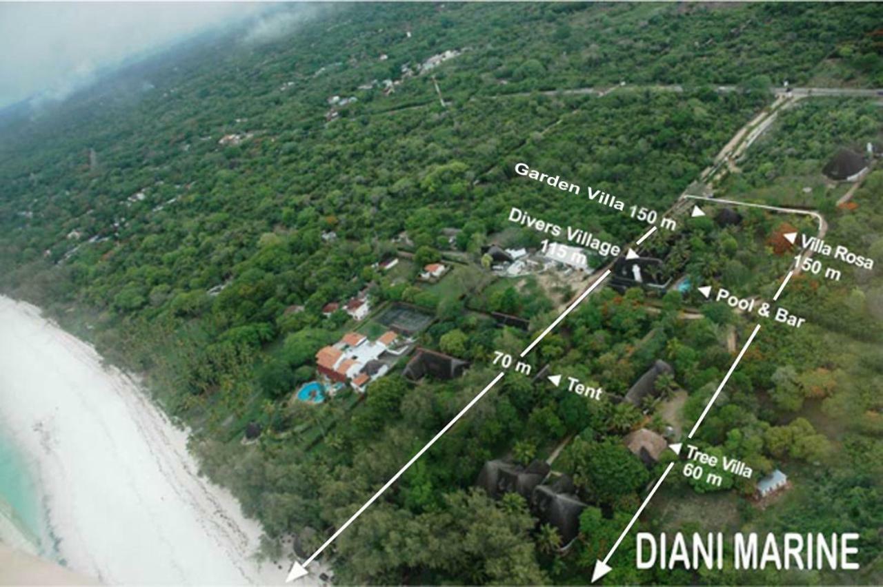 Diani Marine Divers Village Diani Beach Kültér fotó
